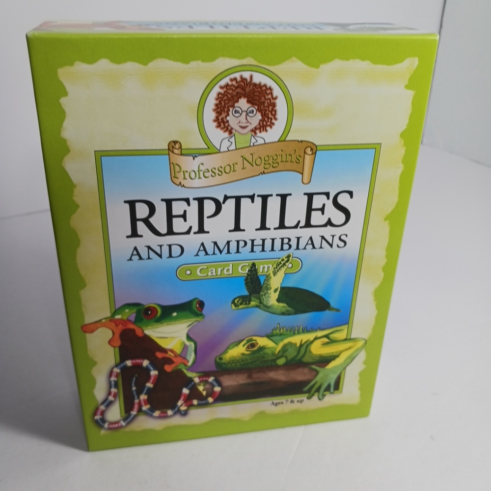 Reptiles And Amphibians Card Game Professor Noggin's